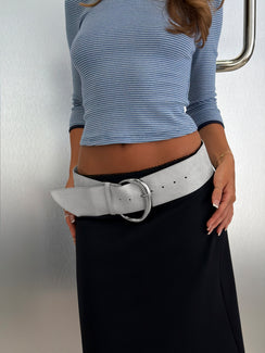 The Other Side Belt Grey / Silver