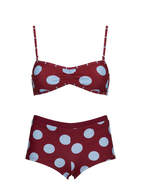 Lemmi Swim Short Blue Polka Dot