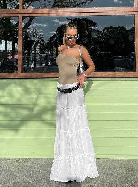 product Princess Polly Miriah Maxi Skirt White Petite Maxi 