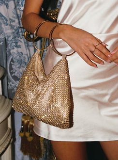 Lavish Living Sequin Bag Gold