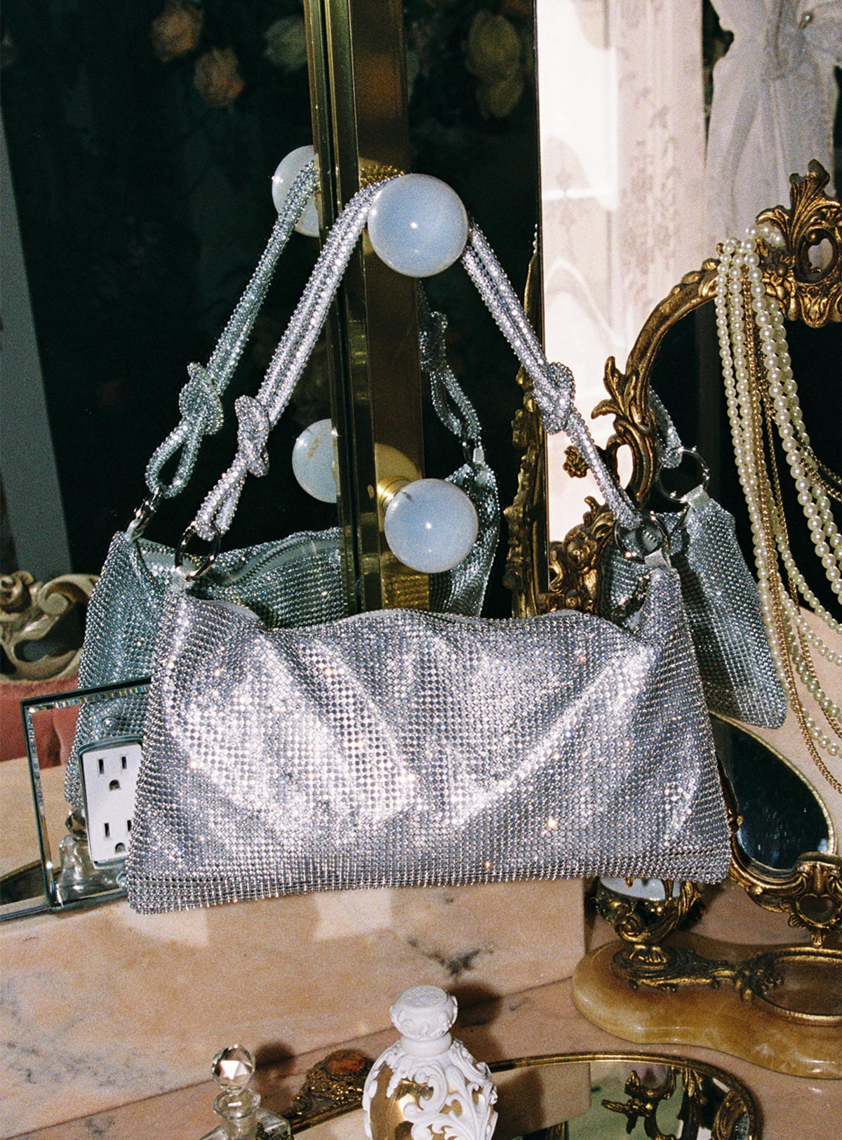 Penelopy Shimmer Bag Silver