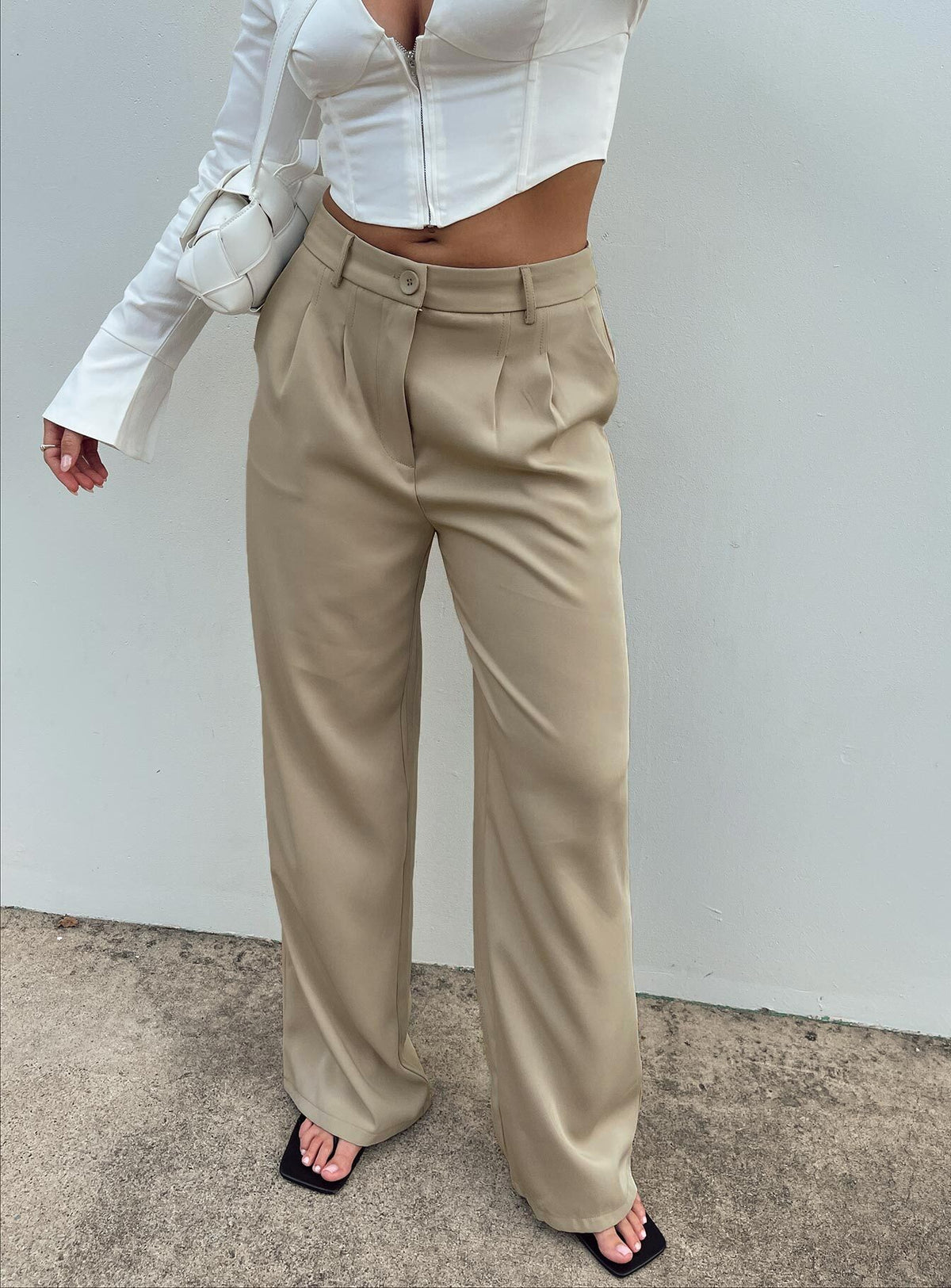 product Princess Polly  Archer Pants Taupe Tall