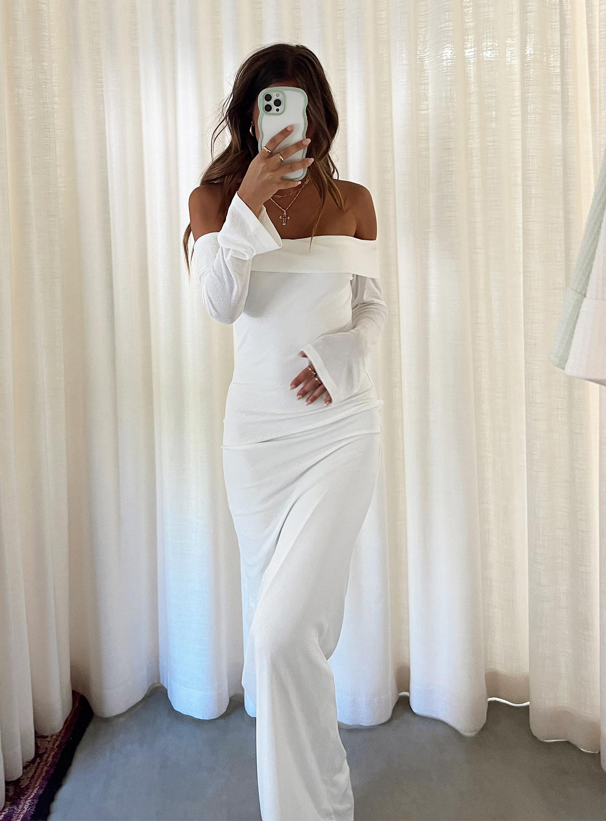 product Princess Polly Boat Neck  Maida Maxi Dress White