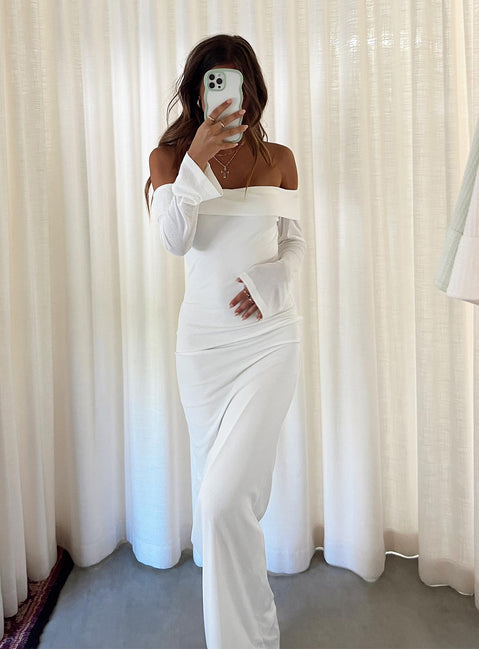 product Princess Polly Boat Neck  Maida Maxi Dress White