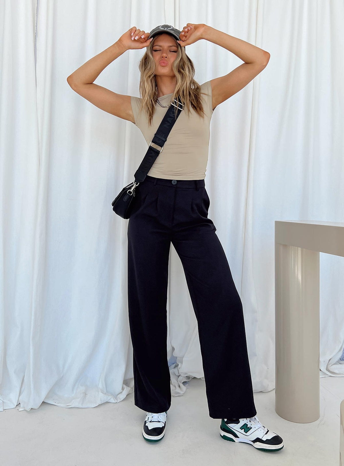 product Princess Polly High Waisted Pants High Waisted Pants High Waisted Pants High Waisted Pants  Archer Pants Black