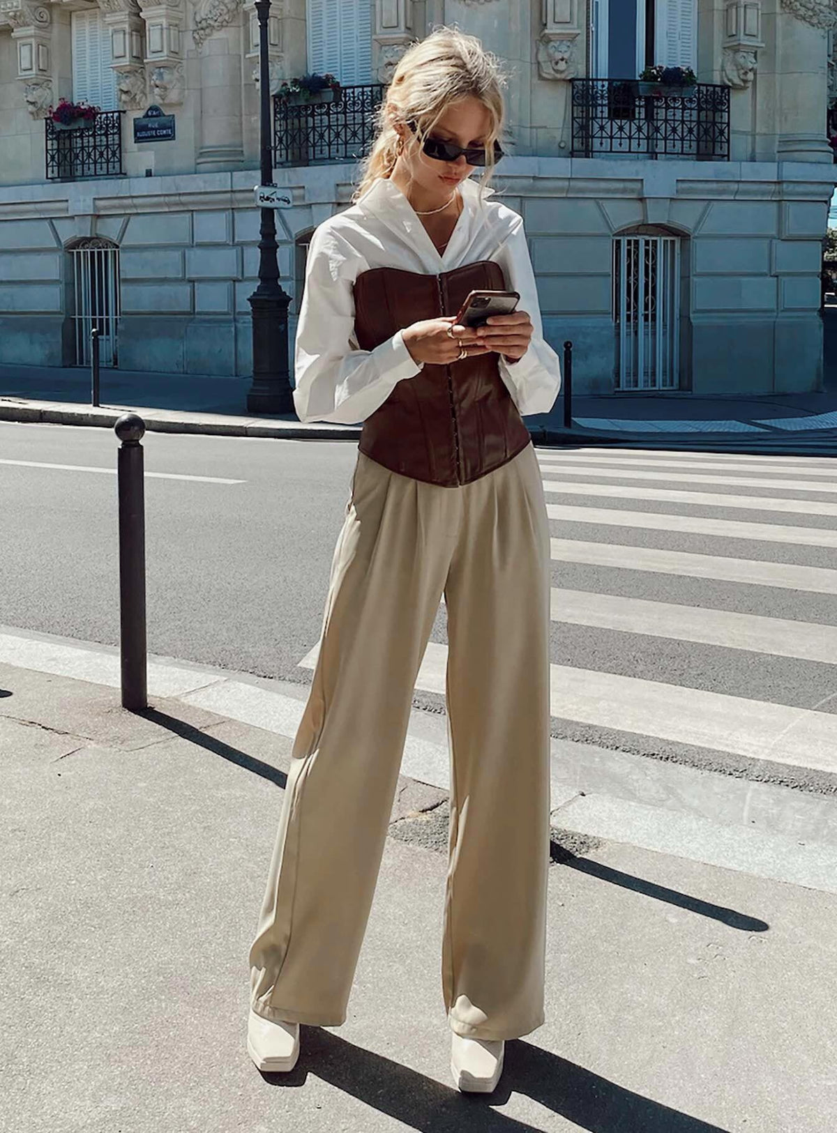 product Princess Polly  Archer Pants Taupe Tall
