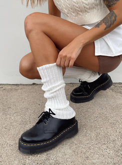 Legwarmers  80% Cotton 20% polyester Soft knit material  Below the knee length  Good stretch  Unlined 