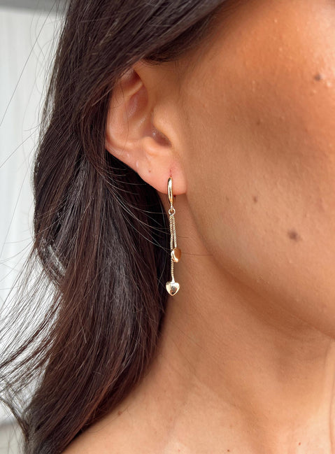 Voce Earrings Gold