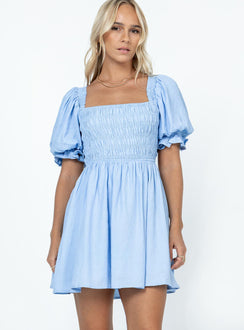 product Princess Polly Crew Neck  Dani Mini Dress Blue