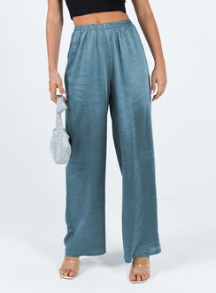 product Princess Polly High Waisted Pants  Nixie Pants Slate