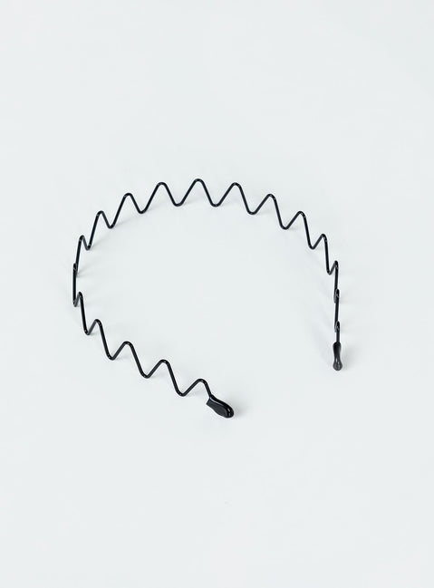 Headband Zig-zag design Lightweight Thin band