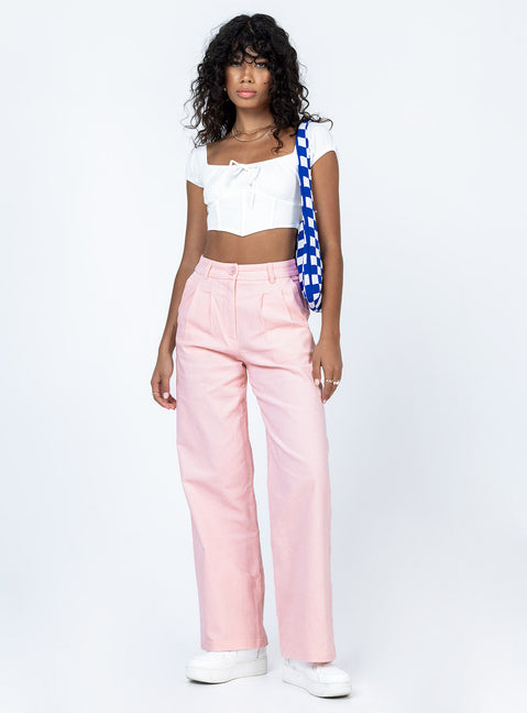 product Princess Polly  Archer Pants Corduroy Pink