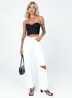 product Princess Polly Sleeveless Cowl  Endless Love Corset Top Black