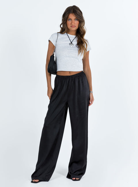 product Princess Polly High Waisted Pants  Nixie Pants Black