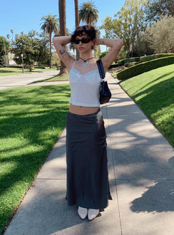 product The Charmaine Maxi Skirt Slate Princess Polly  Maxi 