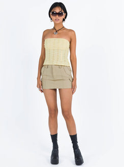 product Princess Polly Sleeveless Square Neck  Parle Anglais Top Yellow