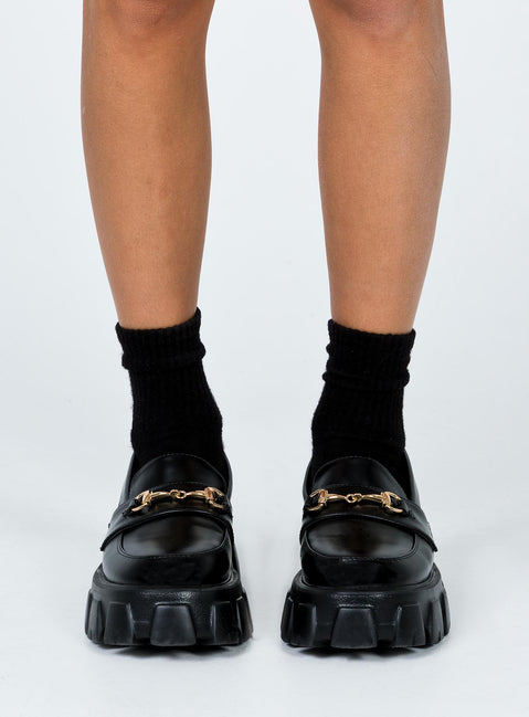Penny Lane Loafer Black