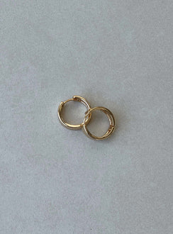 Earrings 18K Gold Plated Huggie style