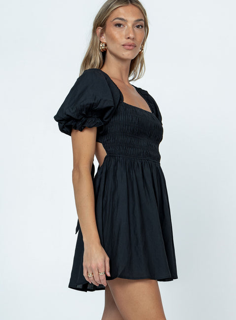 product Princess Polly High Neck  Dani Mini Dress Black