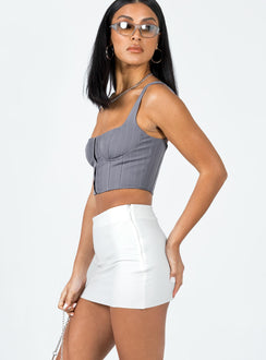 product Karley Low Waist Mini Skirt White Princess Polly  Mini Skirts 