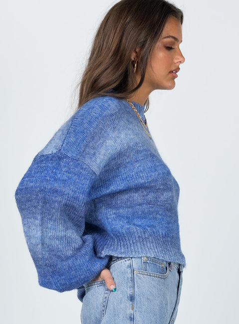 product Adina Sweater Blue Princess Polly  