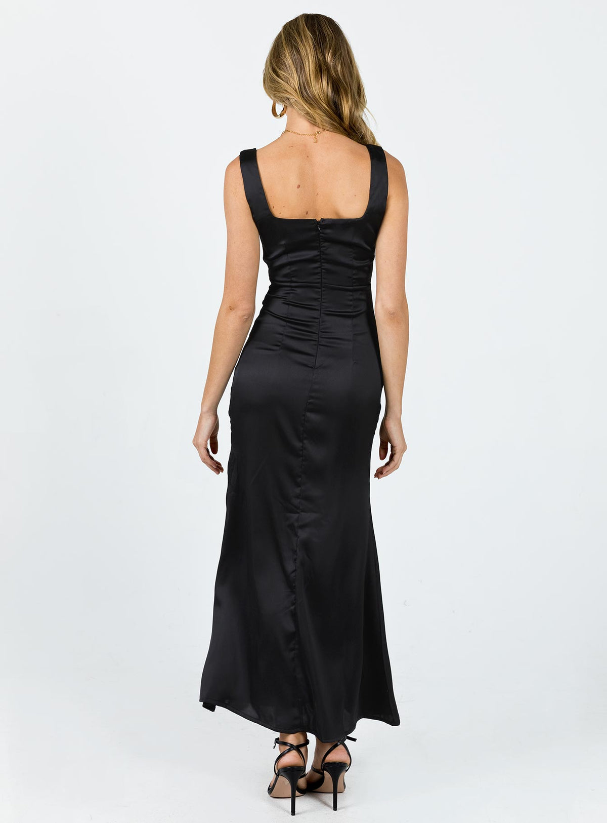 product Princess Polly Scoop Neck  Lynsey Midi Dress Black