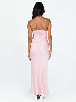 product Princess Polly Asymmetric Neckline  Emily Maxi Dress Pink