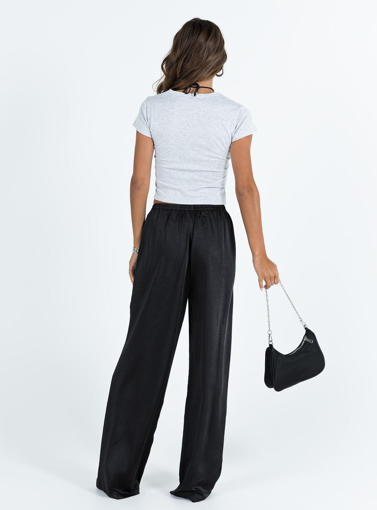 product Princess Polly High Waisted Pants  Nixie Pants Black
