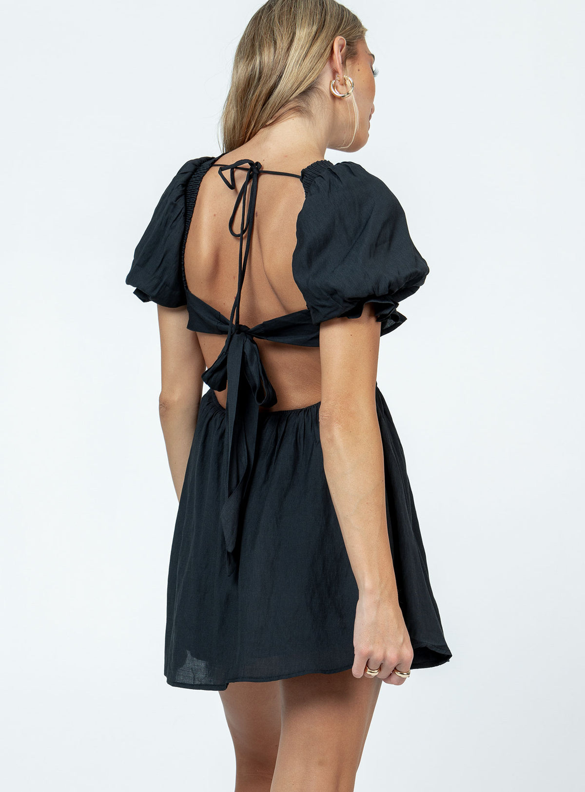 product Princess Polly High Neck  Dani Mini Dress Black