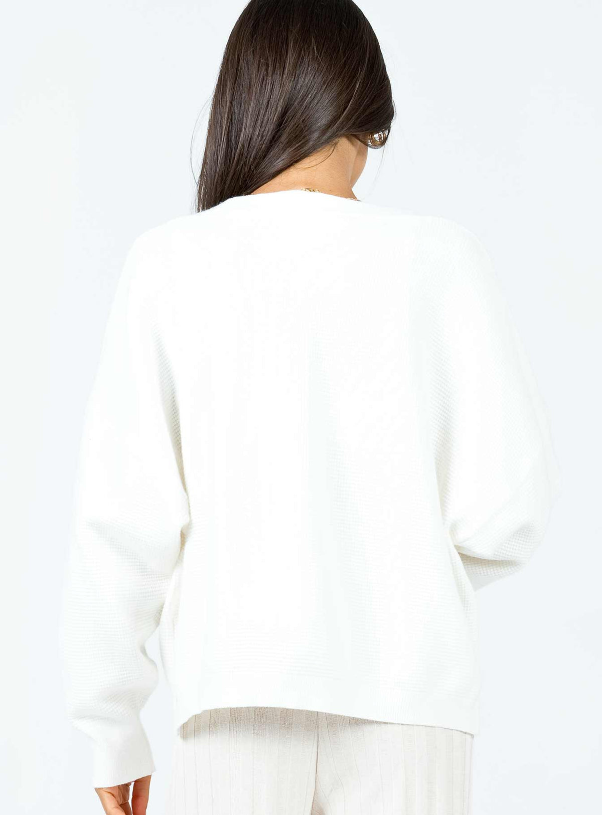 Theo Cardigan White Jumpers 