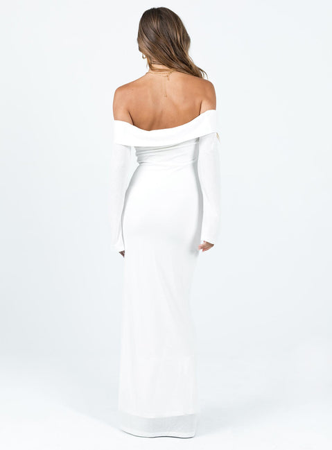 product Princess Polly Boat Neck  Maida Maxi Dress White