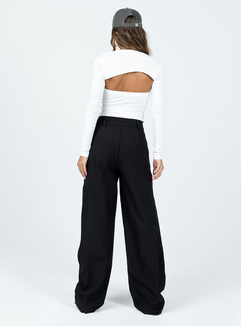 product Princess Polly High Waisted Pants High Waisted Pants High Waisted Pants High Waisted Pants  Archer Pants Black