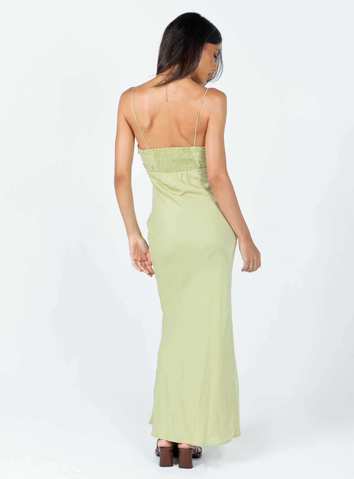 product Princess Polly Square Neck  Emily Maxi Dress Green
