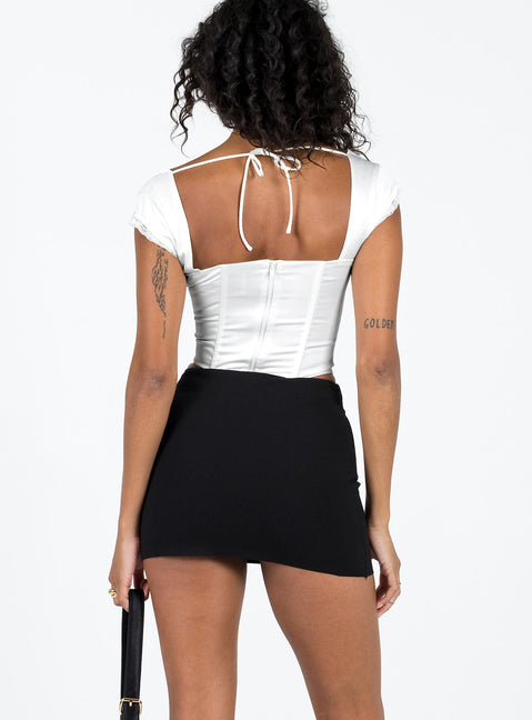 product Karley Low Waist Mini Skirt Black Princess Polly  Mini Skirts 