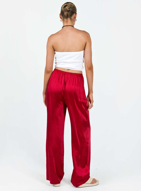 product Princess Polly  Nixie Pants Red