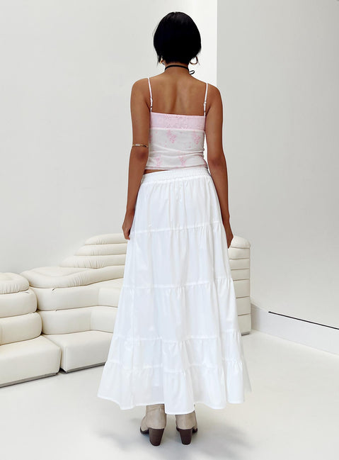 product Garden Party Maxi Skirt White Princess Polly  Maxi 
