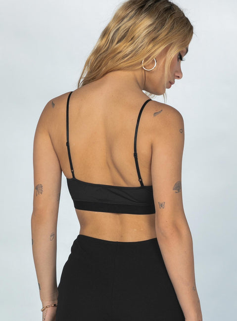 Remi Bralette Black
