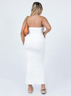 product Princess Polly Sweetheart Neckline  Oscar Midi Dress White