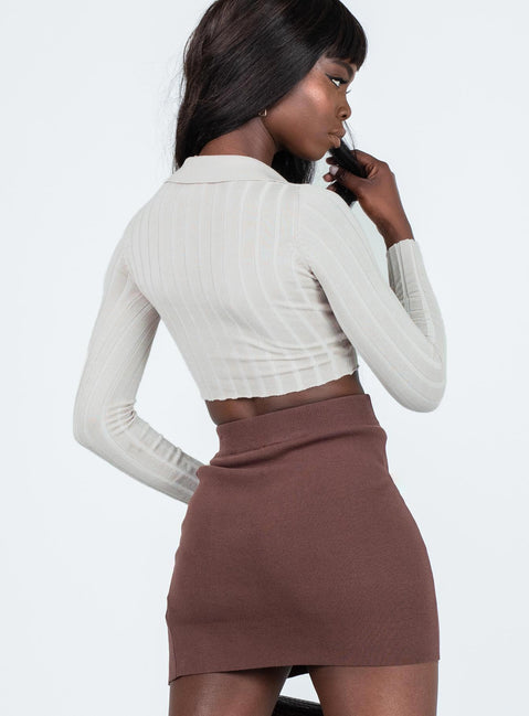 back view of model wearing Princess Polly The Lola Mini Skirt Coco Skirts 