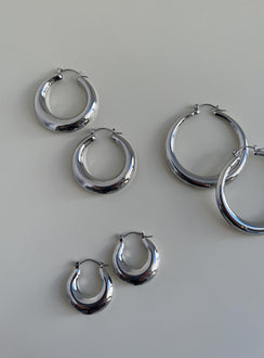 True Paradise Earring Set Silver