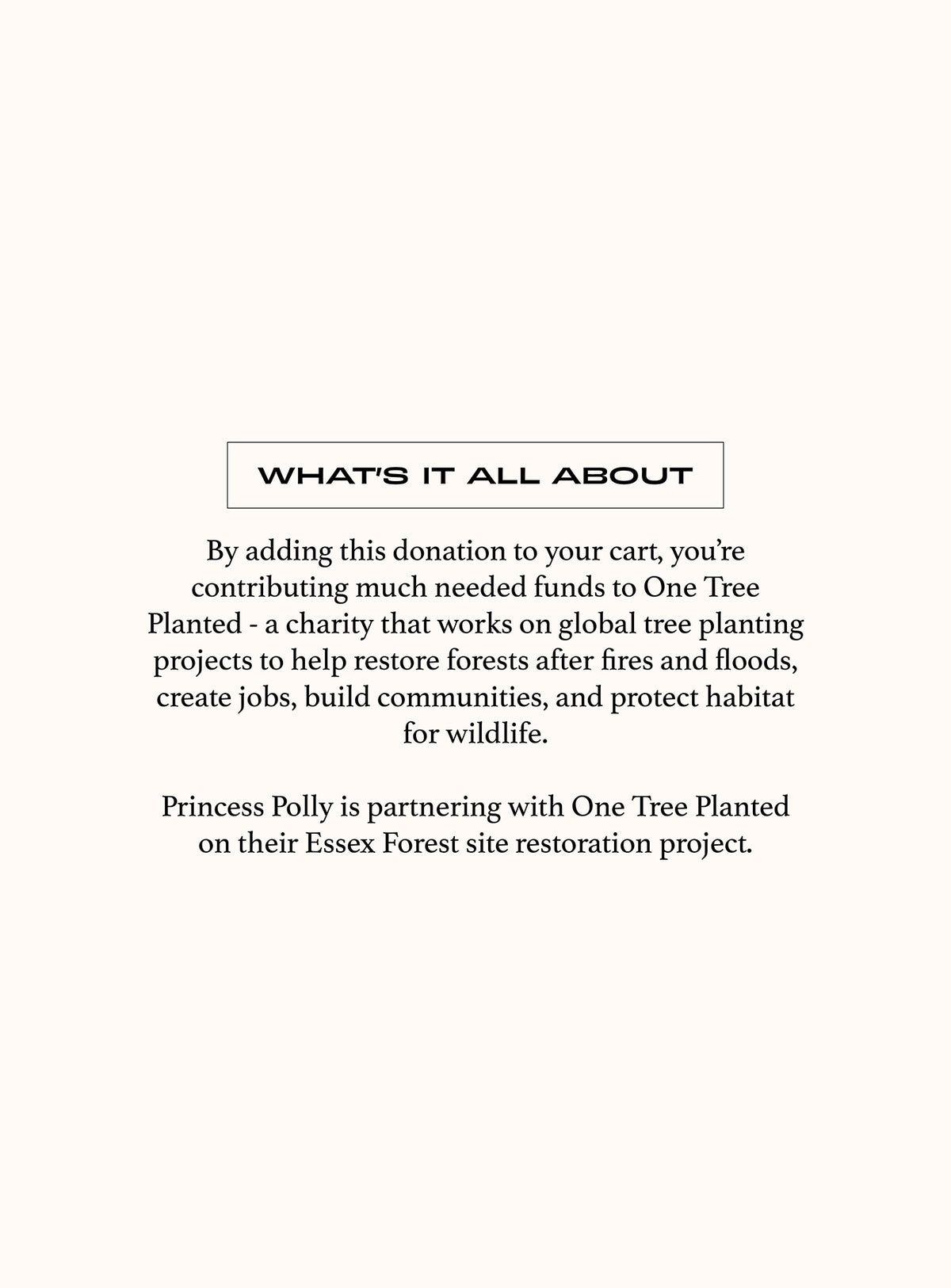 Donate ¬£1 to One Tree Planted
